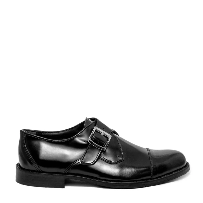 Italian Men Brown Vernis Leather Shoes #3512