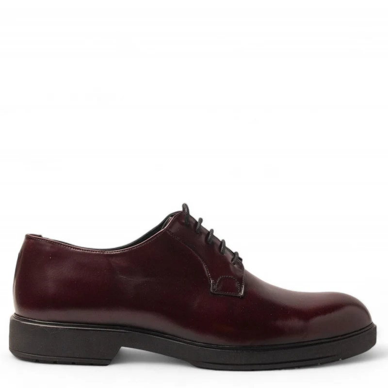 Men Maroon Vernis Leather Shoe #4719
