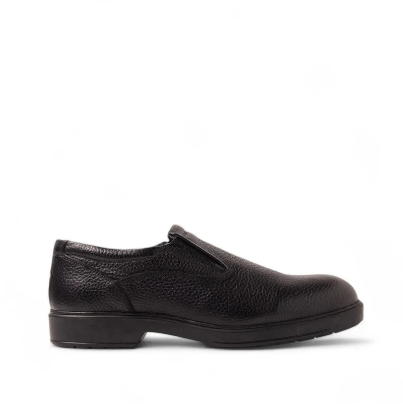 Men Black Leather Shoes #4618