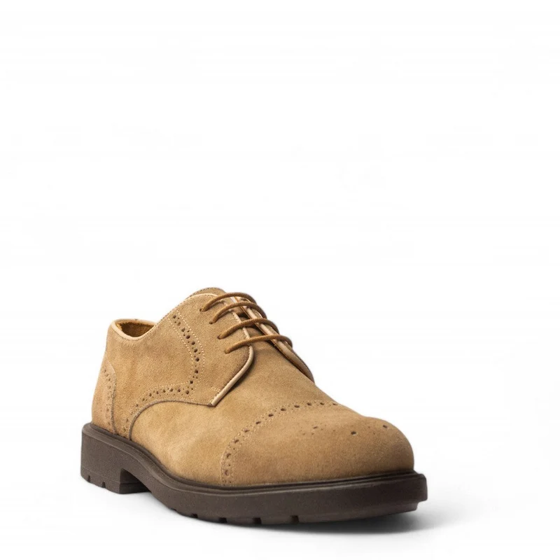 Men Beige Chamois Shoe #4703