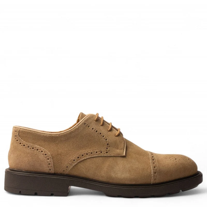 Men Beige Chamois Shoe #4703