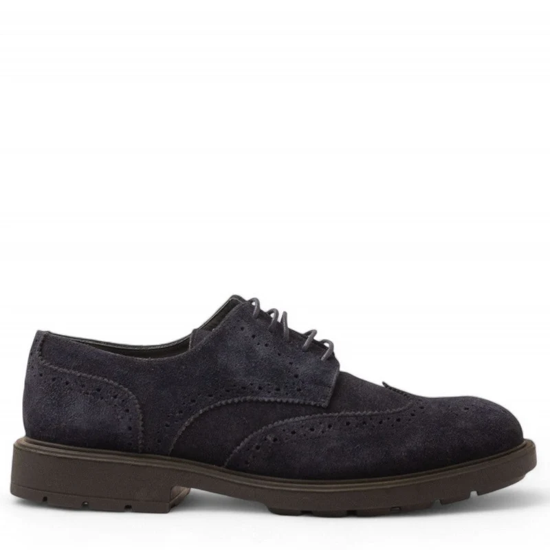 Men Navy Chamois Shoe #4665