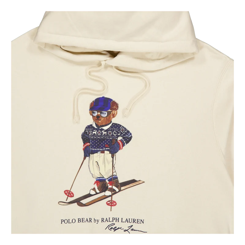 Polo Ralph Lauren Graphic Fleece Hoodie Cr23 Winter Ski Bear