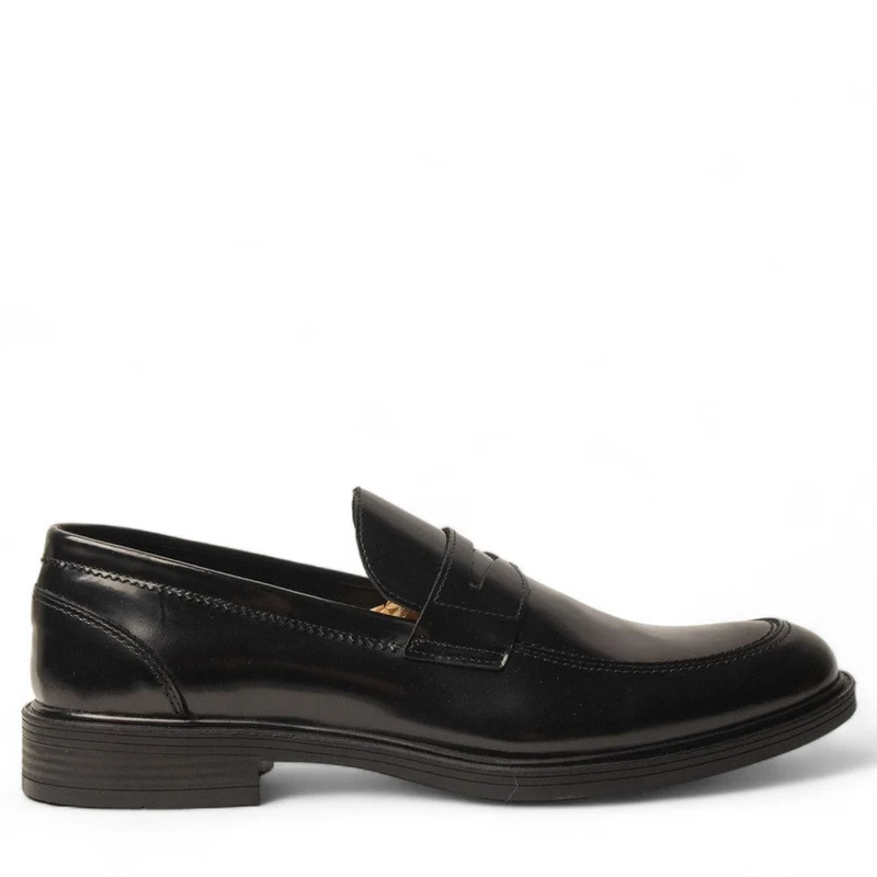 Men Black Vernis Leather Shoe #4600
