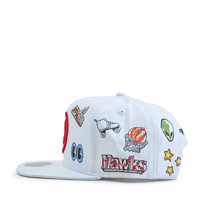 Hawks Hand Drawn Snapback