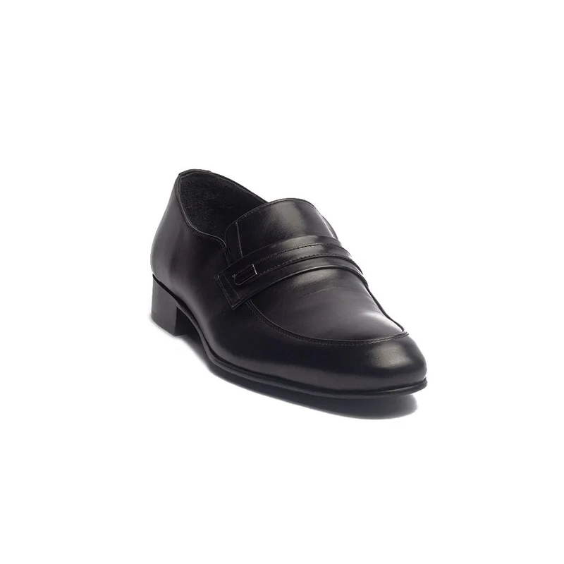 Men Black Leather Shoes #4027