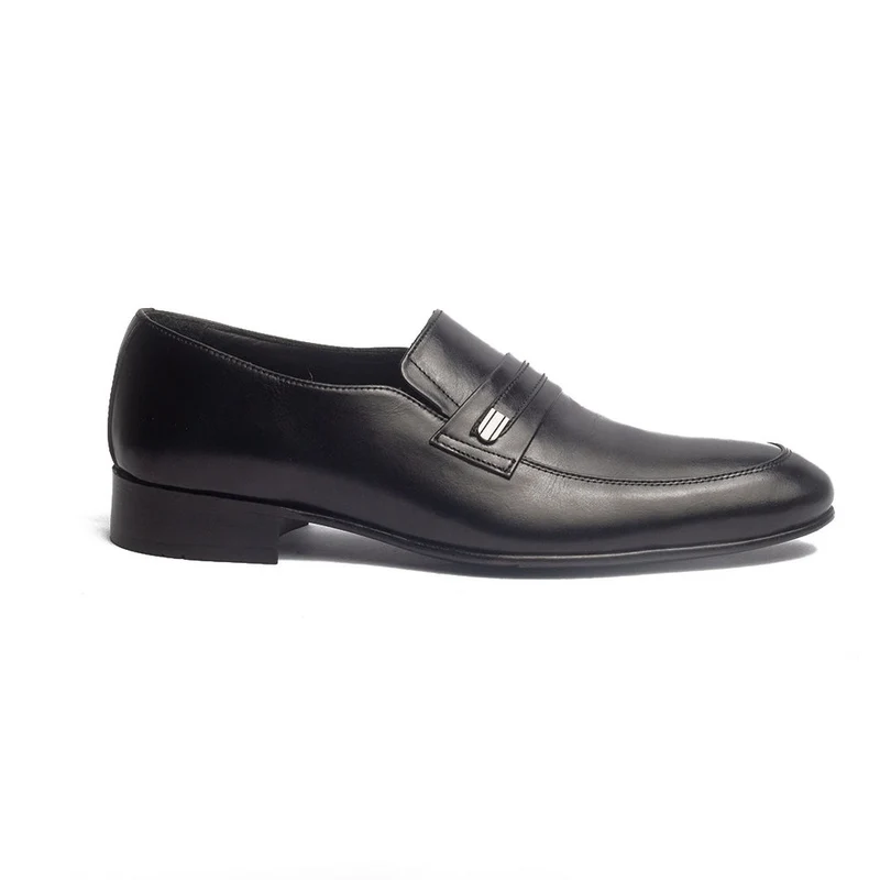 Men Black Leather Shoes #4027