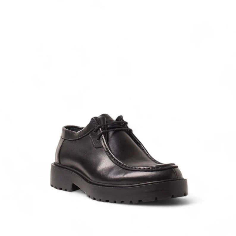 Men Black Leather Shoes #4648