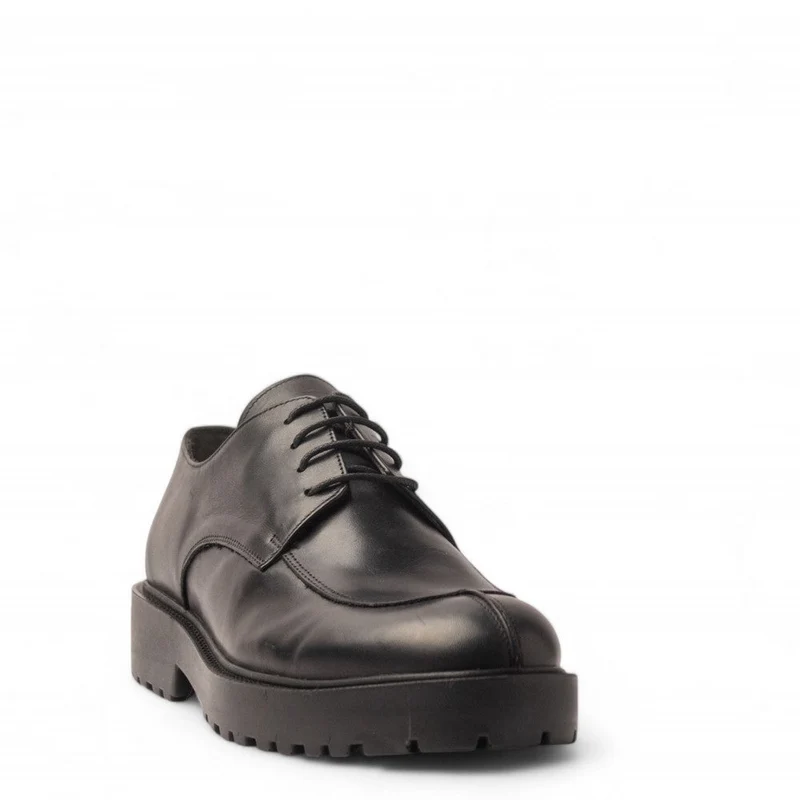 Men Black Leather Shoe #4647