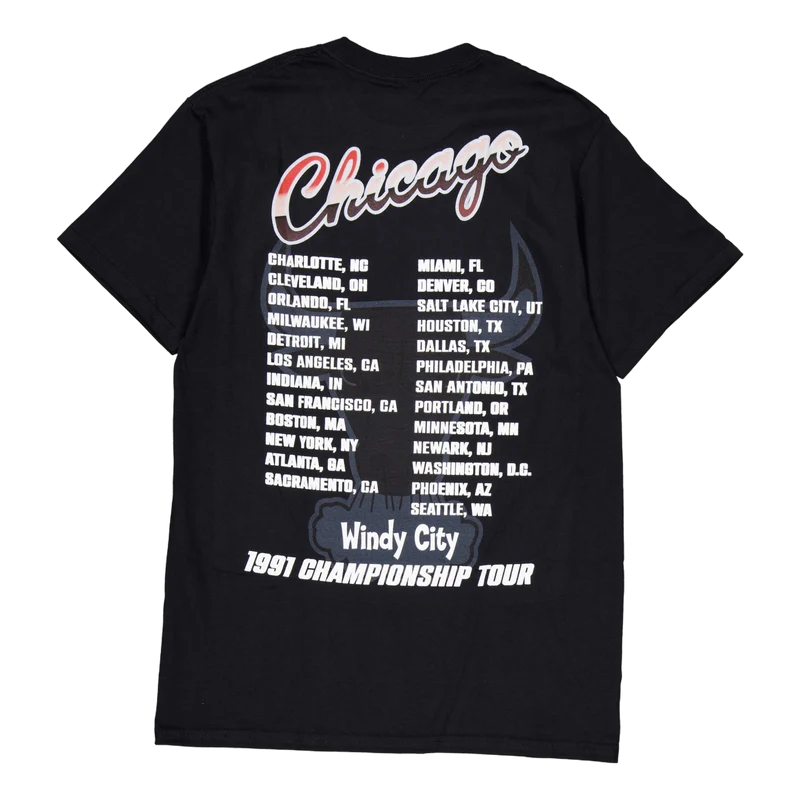 Bulls Rock On Tour Ss Tee Hwc Black