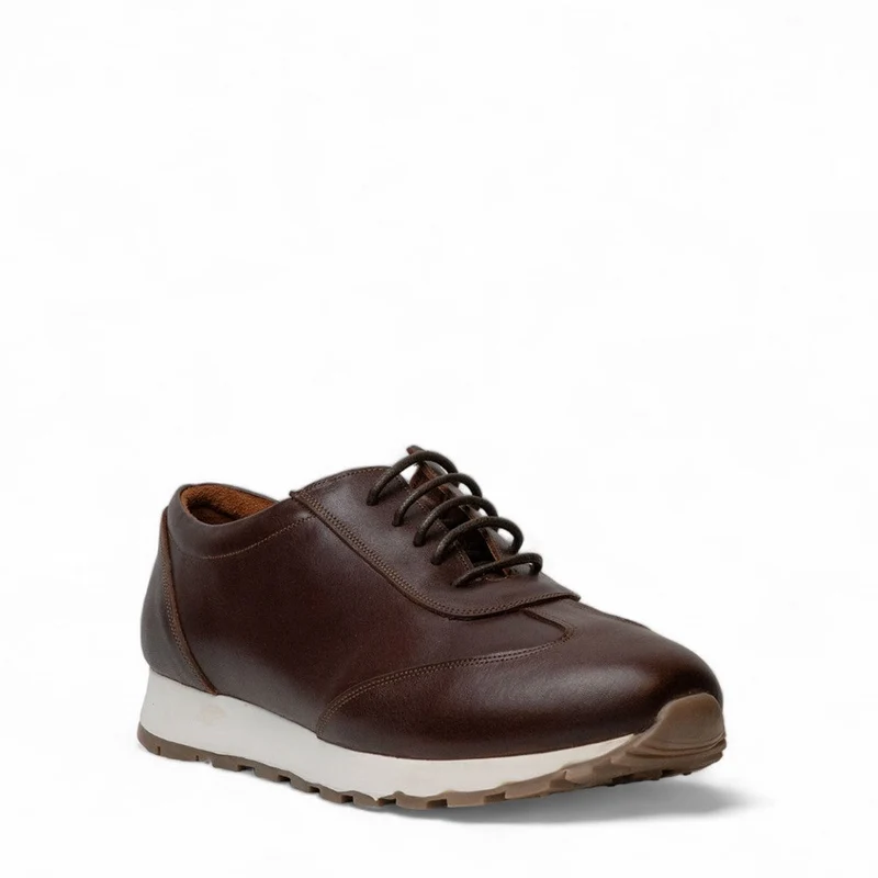 Men Brown Leather Shoes #4585