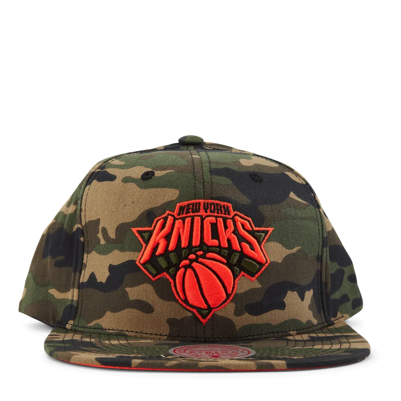 Knicks Neon Camo Pop Snapback