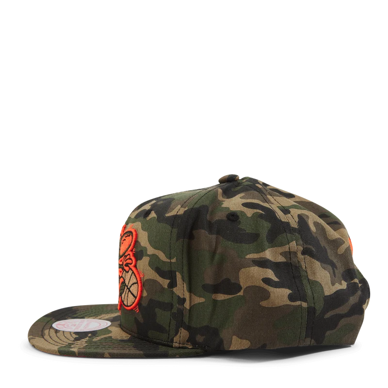 Hornets Neon Camo Pop Snapback HWC