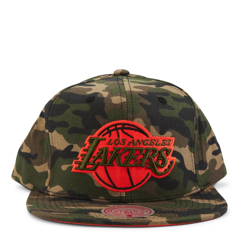 Lakers Neon Camo Pop Snapback