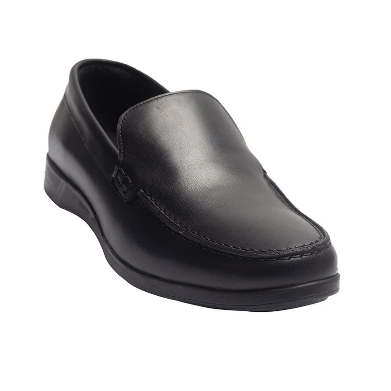 Men Black Leather Shoes #3956