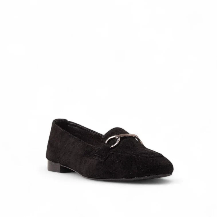 Women Black Chamois Sandals #3123