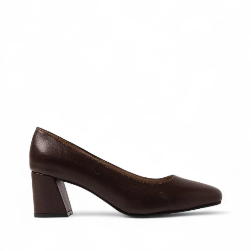 Women Brown Leather Shoes #3119