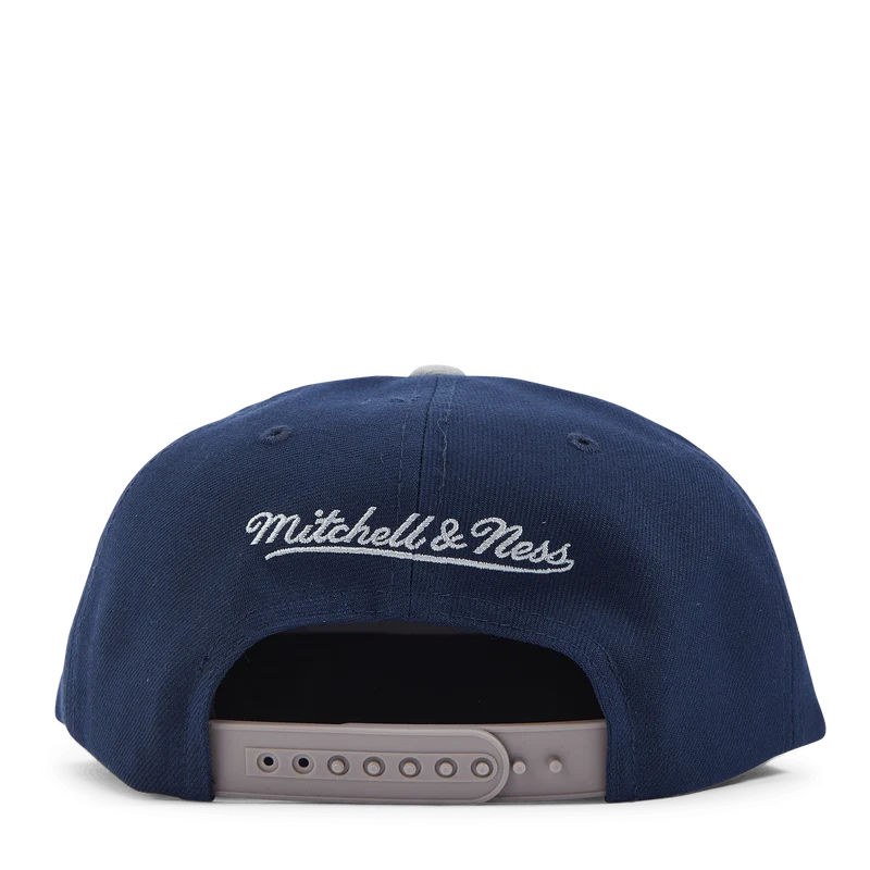 Warriors Navy Spirit Script Snapback