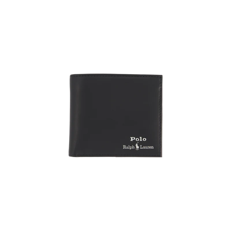Leather Billfold Wallet Black