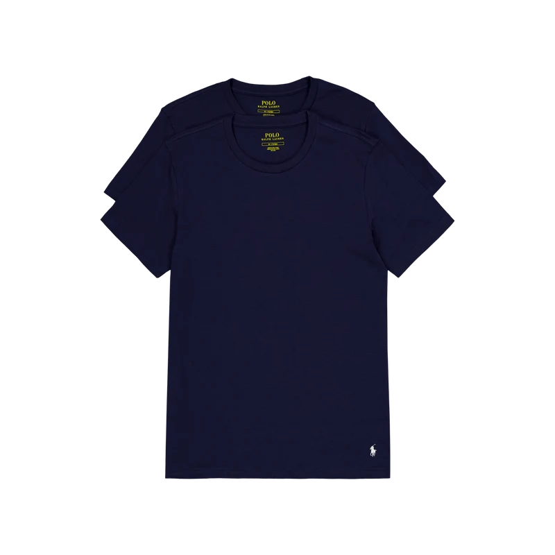 Classic Crewneck Undershirt 2-Pack 2PK Navy / Navy