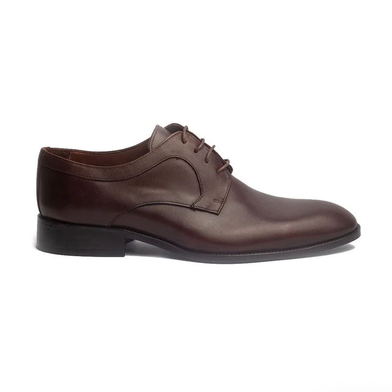 Men Brown Leather Shoes #4116