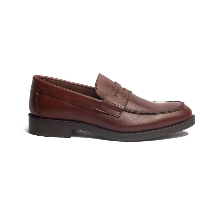 Men Brown Leather Shoes #4028