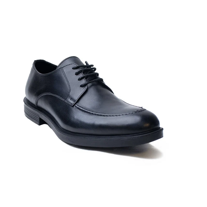 Men Black Leather Shoes #4369