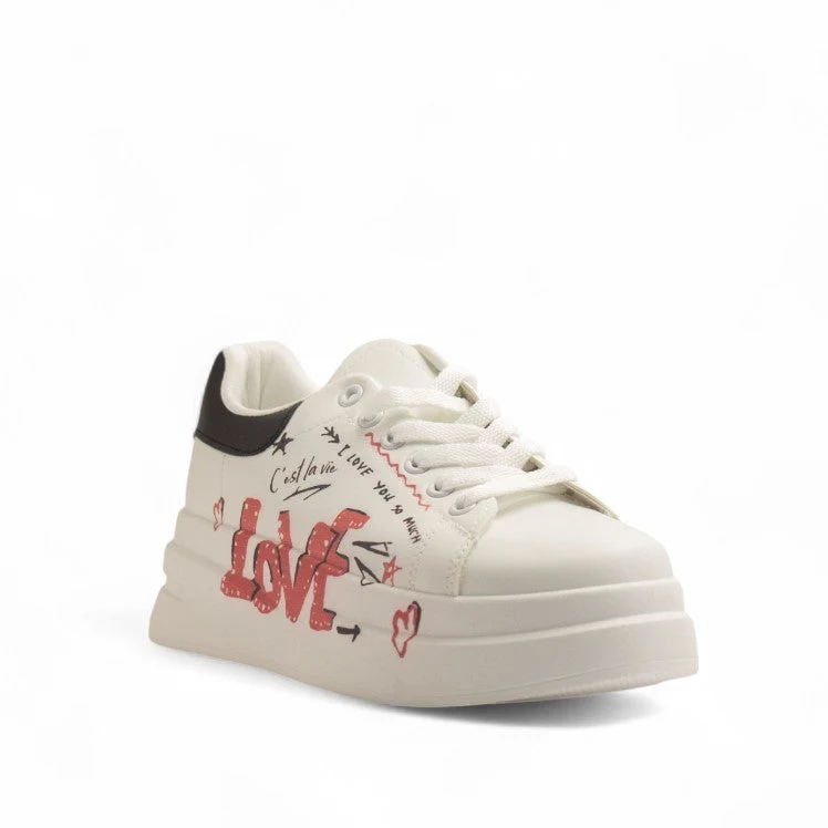 Europeon Union Women white Leather Shoes #3550
