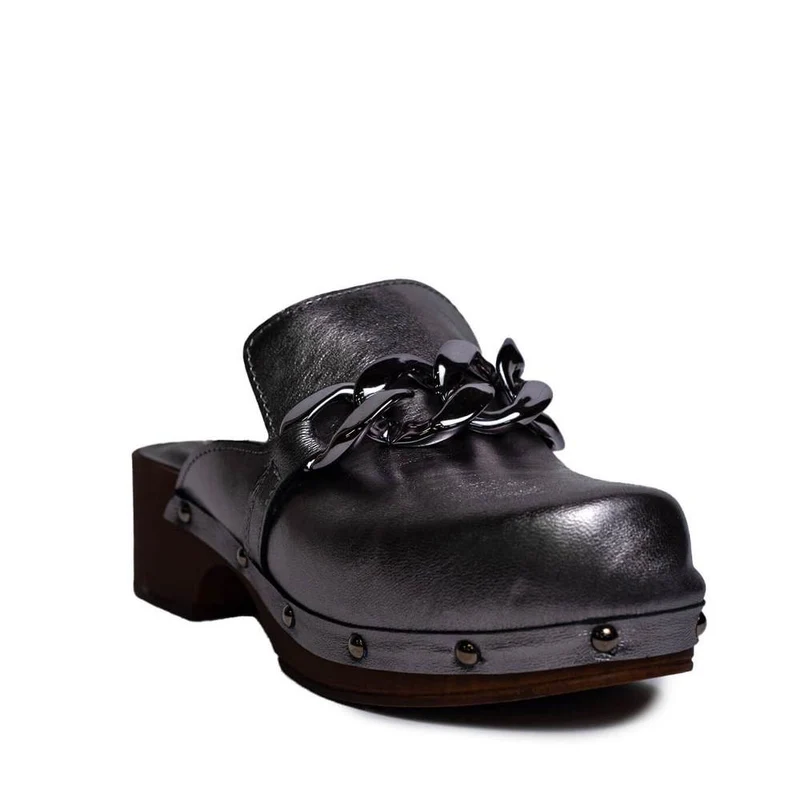 Italian Women Oxide Leather Wedges #0740