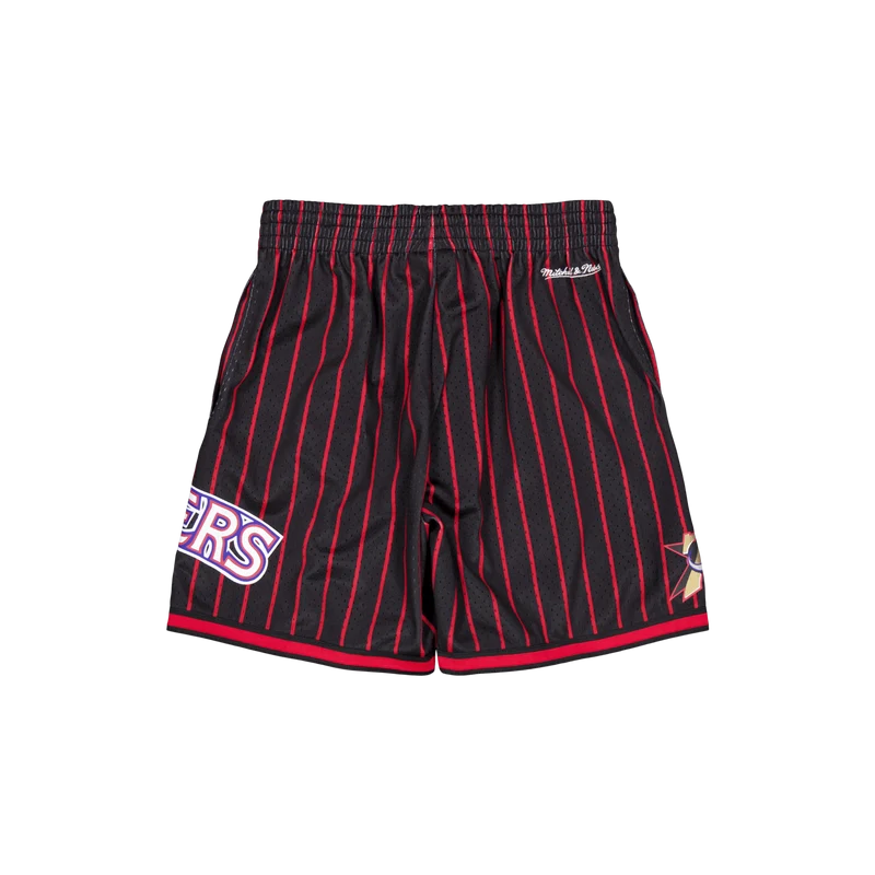 M&n City Collection Mesh Short Black/red