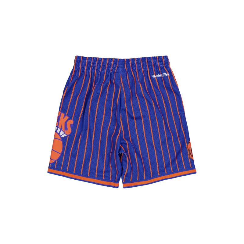 M&n City Collection Mesh Short Royal/orange
