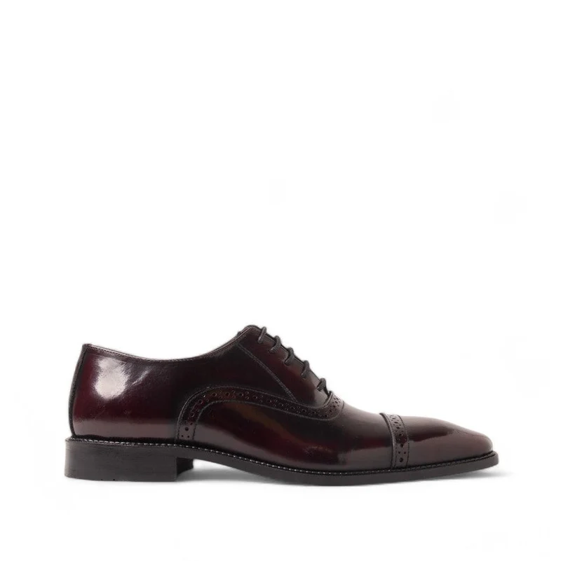 Men Brown Leather Shoes #4653