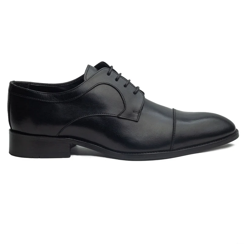 Men Black Leather Shoes #4026