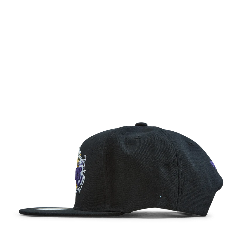 Lakers Embroidery Glitch Snapback