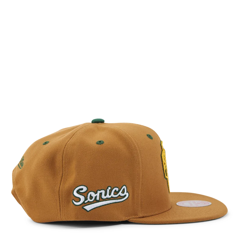 Sonics Wheat Tc Snapback HWC