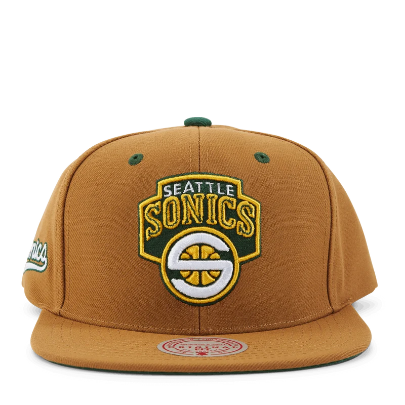 Sonics Wheat Tc Snapback HWC