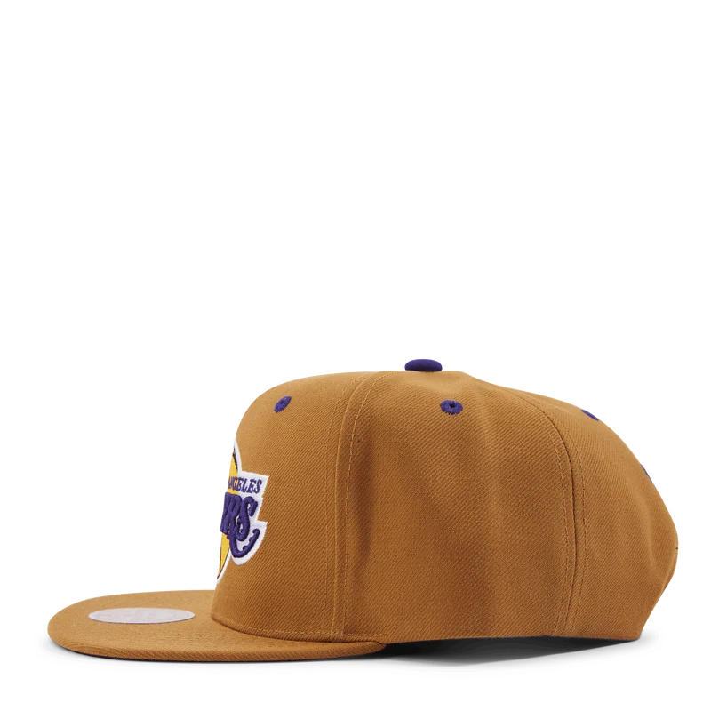 Lakers Wheat Tc Snapback