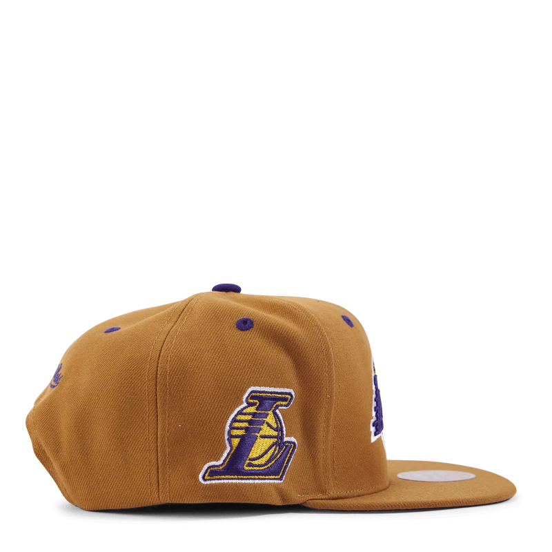 Lakers Wheat Tc Snapback