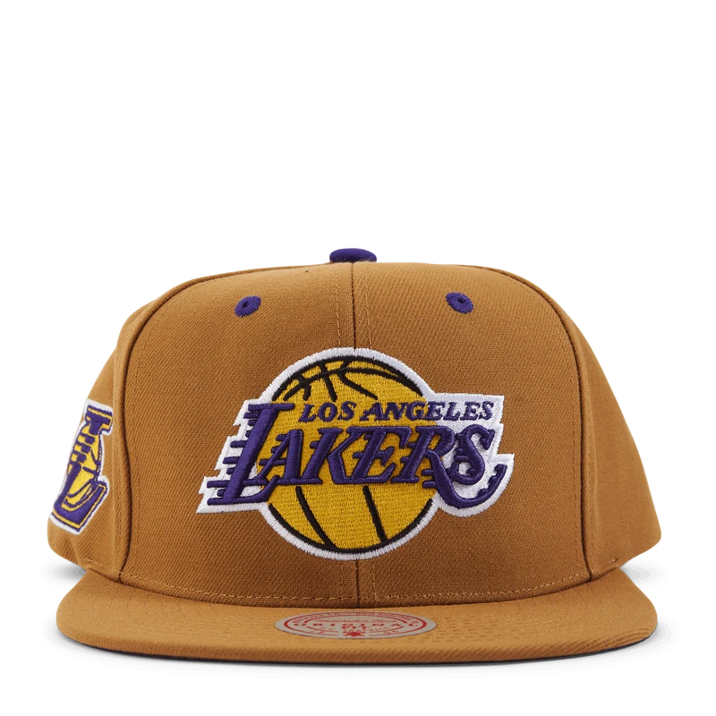 Lakers Wheat Tc Snapback