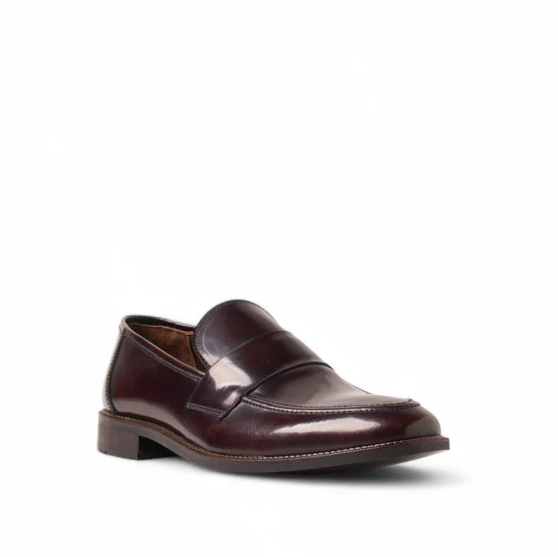 Men Camel Vernis Leather Shoes #4636