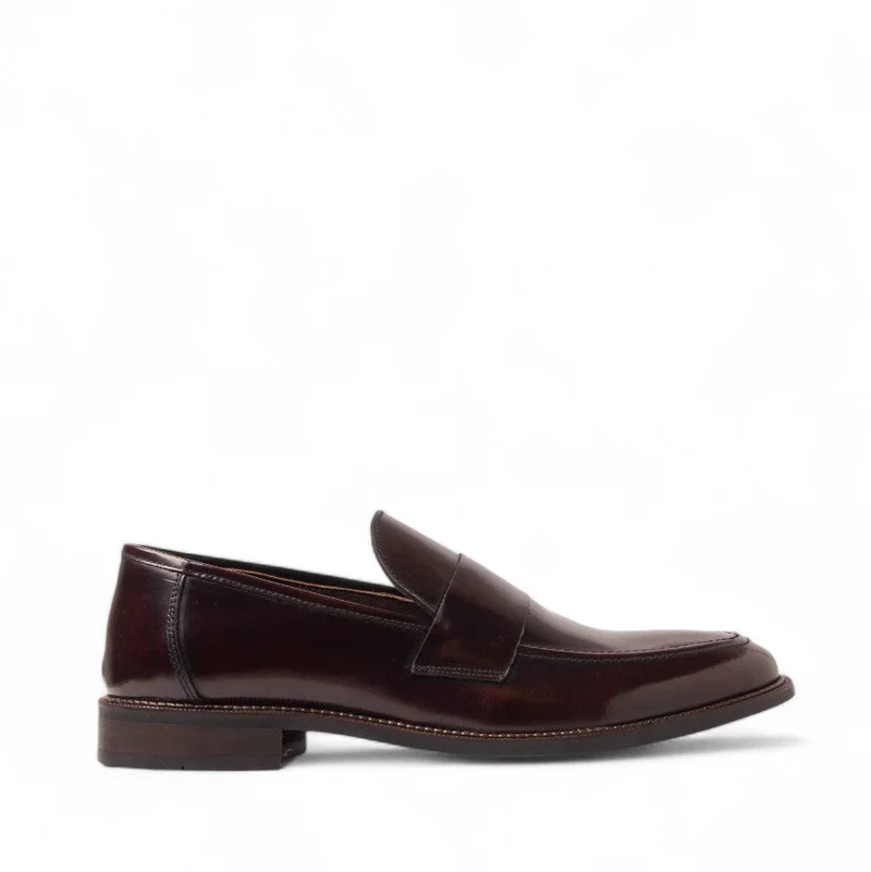 Men Camel Vernis Leather Shoes #4636