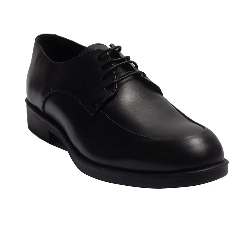 Men Black Leather Shoes #3944