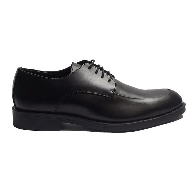 Men Black Leather Shoes #3944