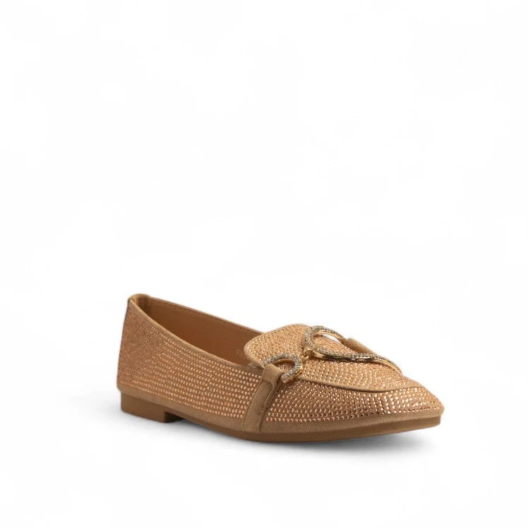Europeon Union Women Rose Glitter Shoes #3580