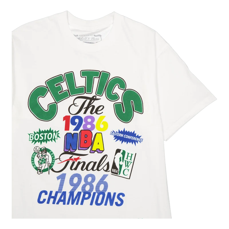 Celtics Champs Fest Ss Tee Hwc White