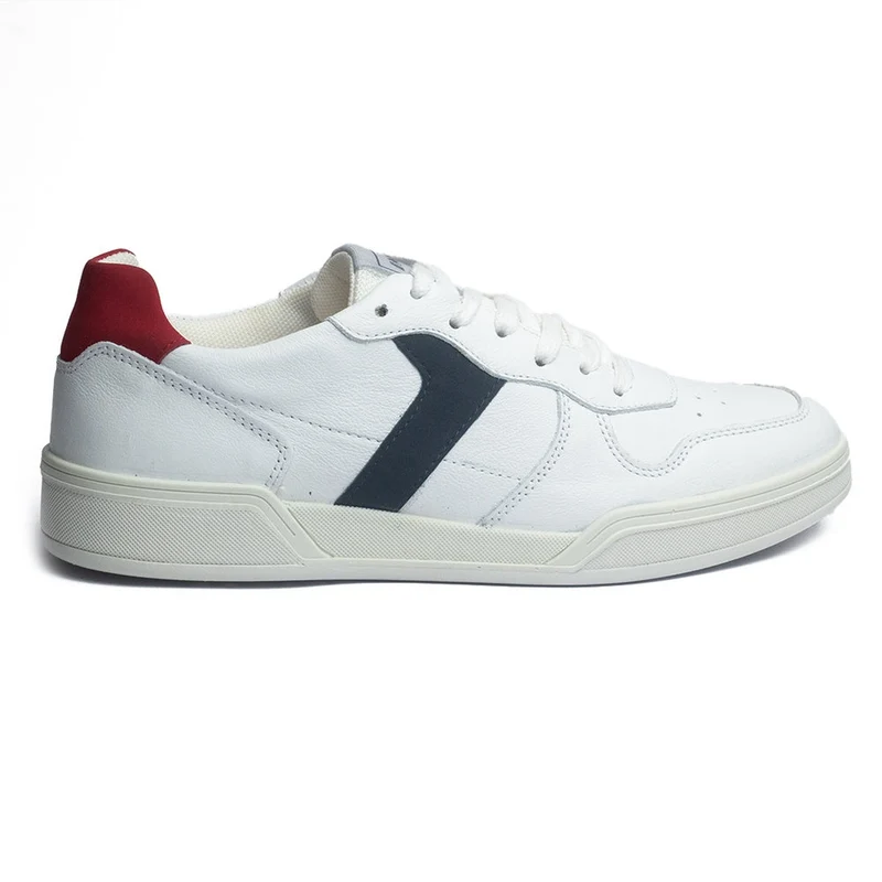 Italian Men White Leather Shoes #4067