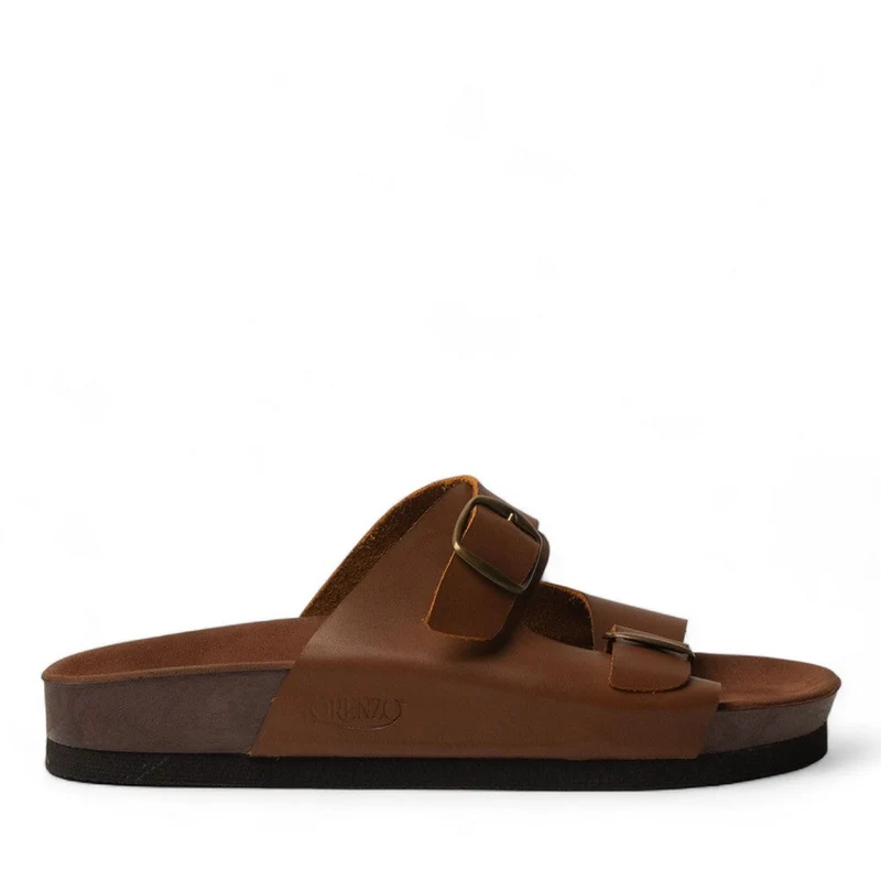 Men Havan Leather Slipper #4569