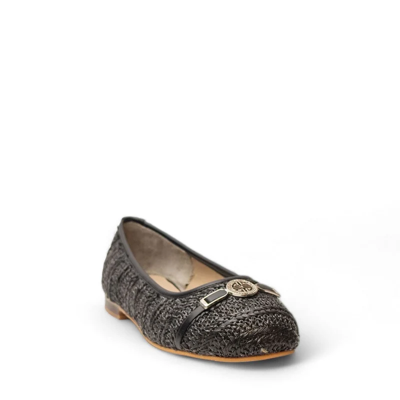 Women Black KHESH Ballerina #2956