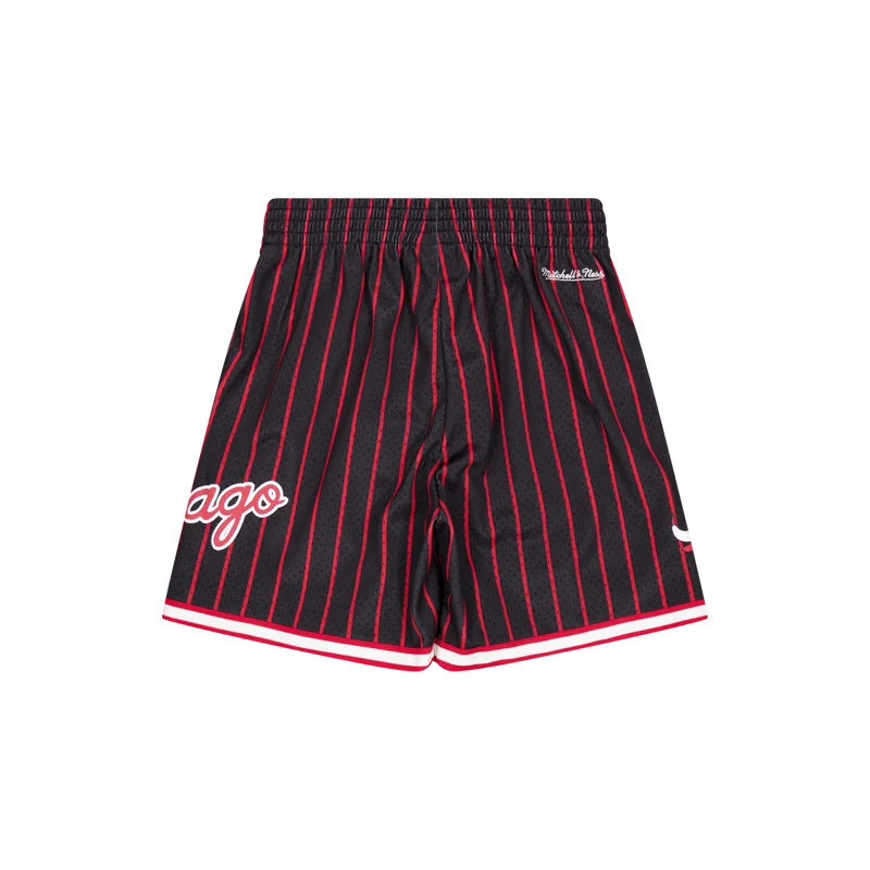 M&n City Collection Mesh Short Black/red