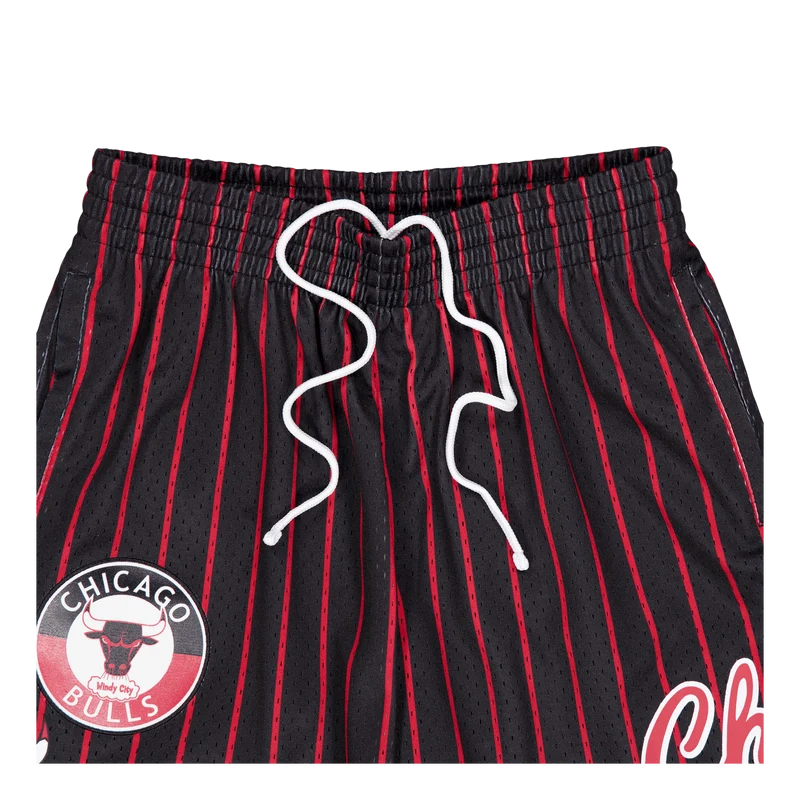 M&n City Collection Mesh Short Black/red